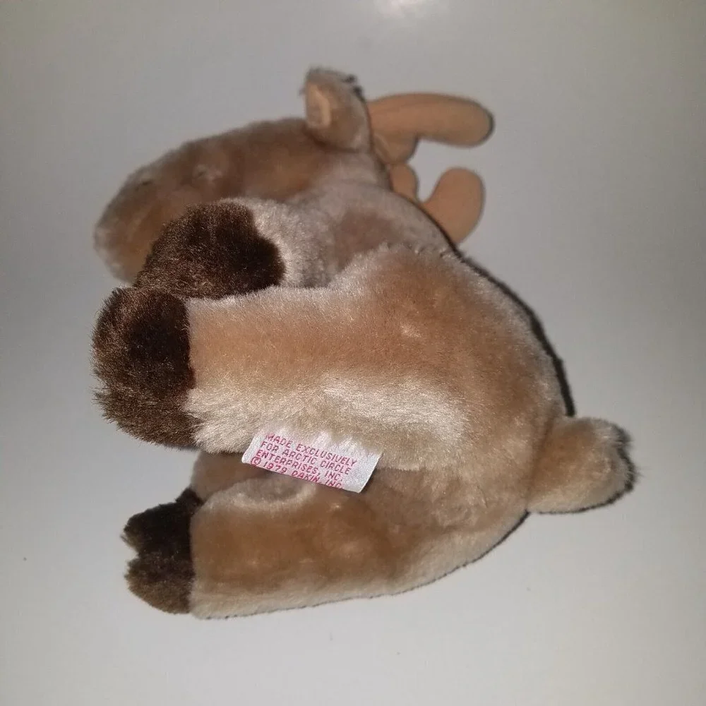 VTG Dakin Arctic Circle 1979 Moose Plush 8